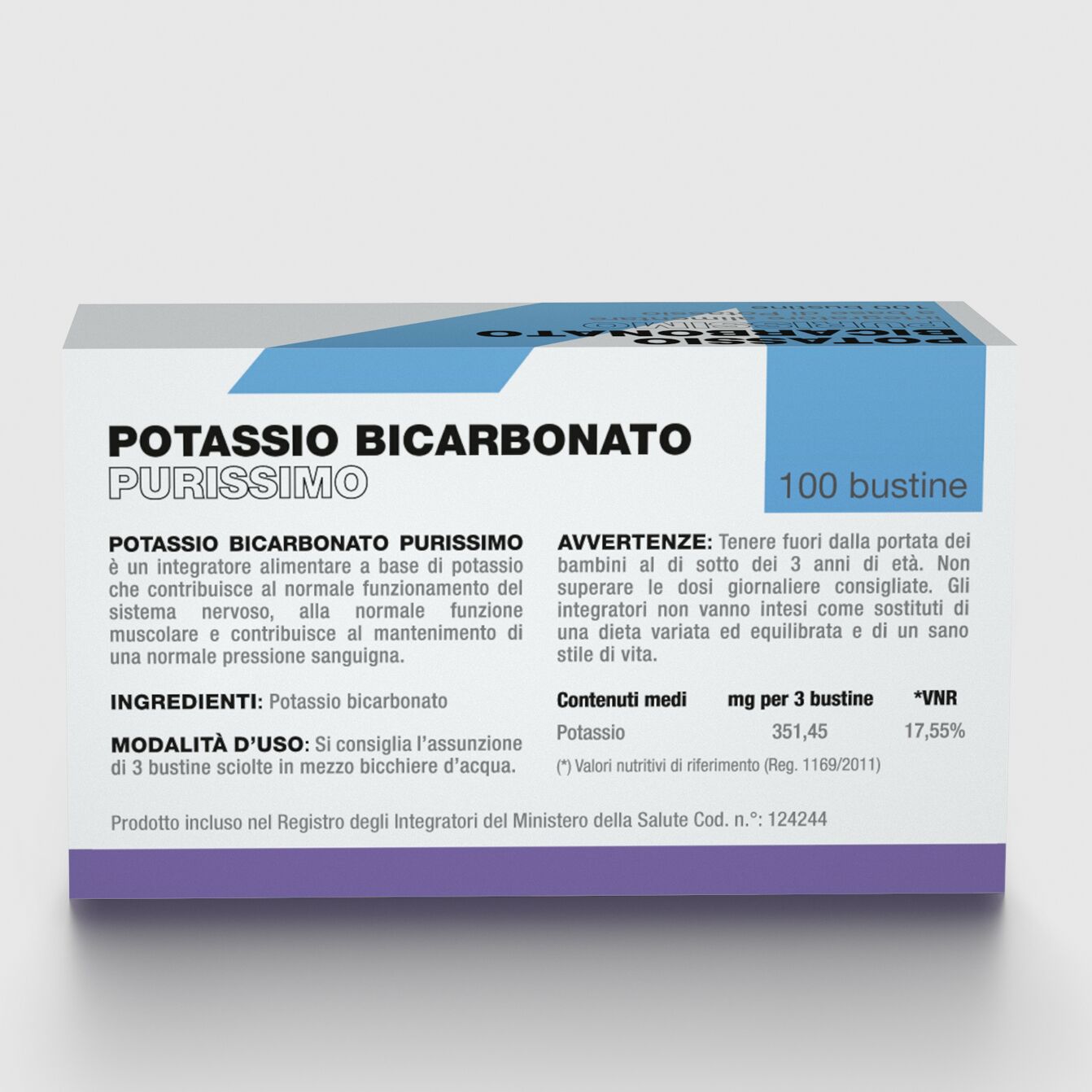 Potassio bicarbonato purissimo